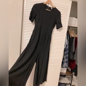 Black jumpsuit with cut out back (ASOS)